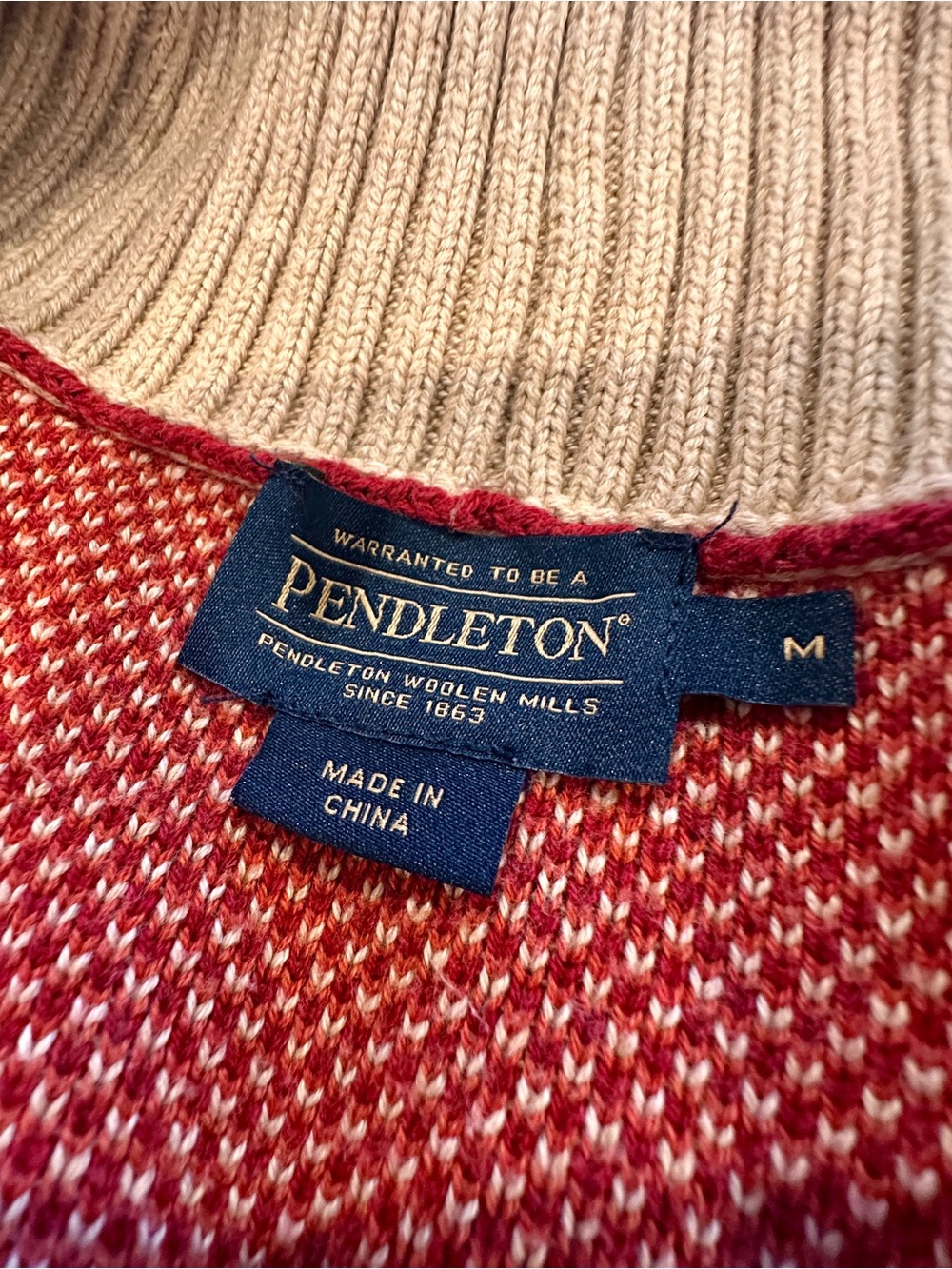 Pendleton Western Scenic Cotton Cardigan - Picture 6 of 11
